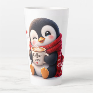 The Little Coffee Penguin Latte Mug