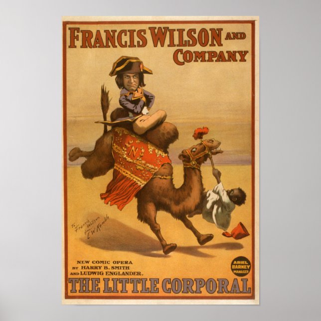 "The Little Corporal" Camel Egyptian Baby Theatr Poster (Front)