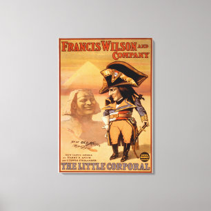 "The Little Corporal" Egypt Sphinx Theatre Canvas Print