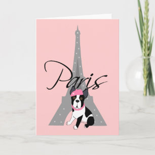 The Little Dog in Paris Card