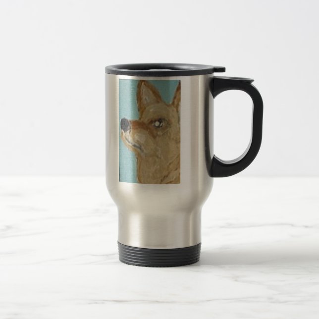 the little dog travel mug (Right)