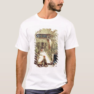 The Little Flower Girl (oil on canvas) T-Shirt