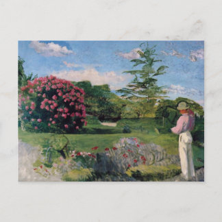 The Little Gardener, Frederick Bazille Postcard