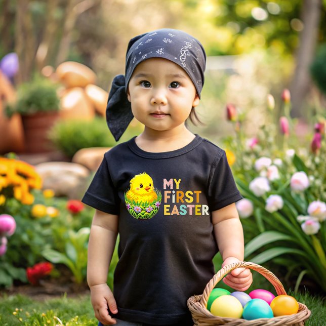 The little girl's first Easter Baby T-Shirt (Creator Uploaded)
