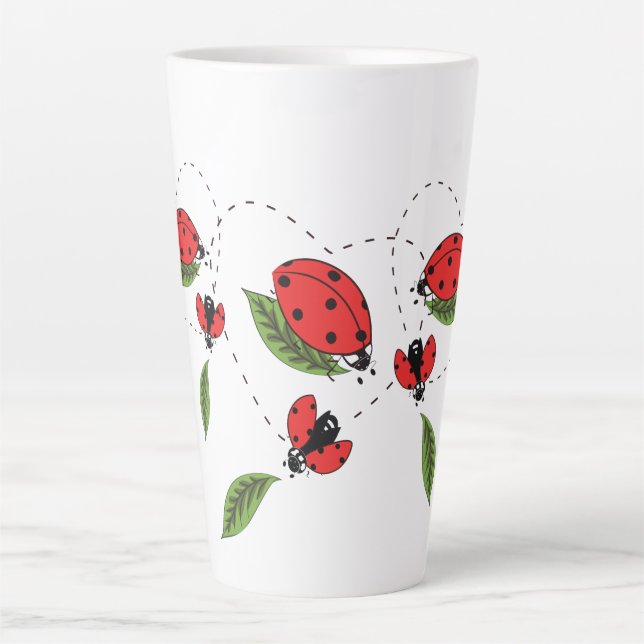 The Little Ladybugs Latte Mug (Front)