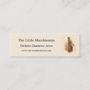 The Little Marchioness from The Old Curiosity Shop Mini Business Card
