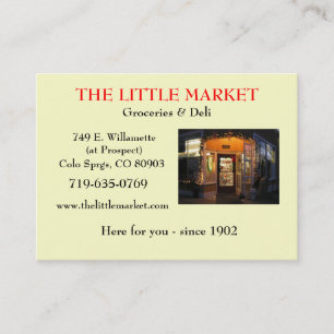 The Little Market Business Card