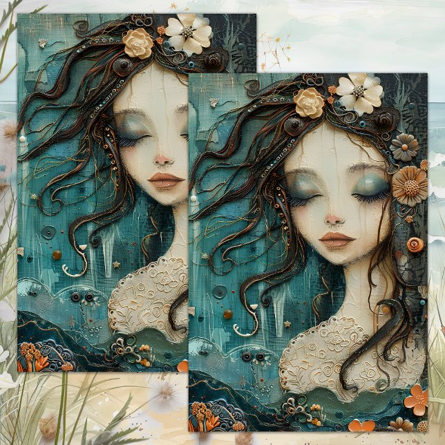 THE LITTLE MERMAID DECOUPAGE TISSUE PAPER (THE LITTLE MERMAID DECOUPAGE TISSUE PAPER)