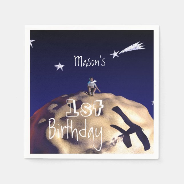 THE LITTLE PRINCE 1st Birthday Paper napkins (Front)