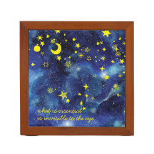 The Little Prince Quote Desk Organiser