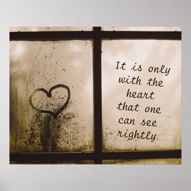 The little prince quote poster (Front)