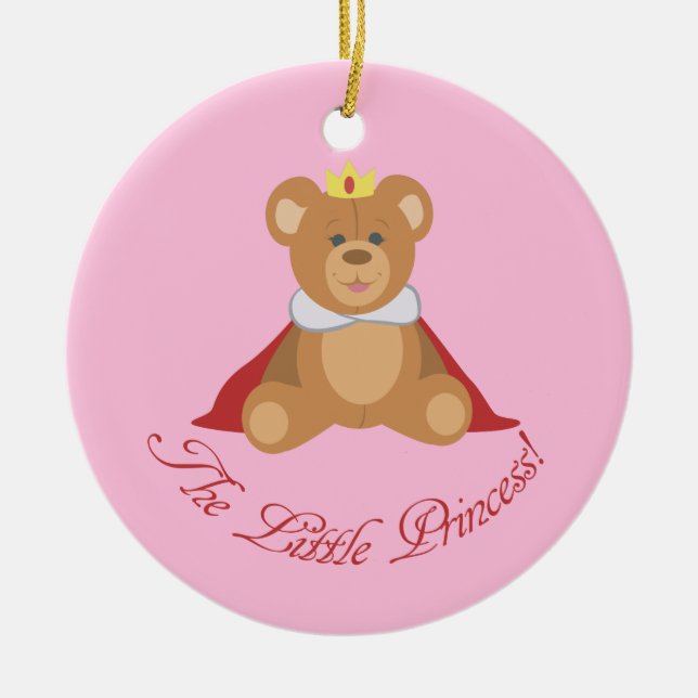 The Little Princess Ceramic Tree Decoration (Front)