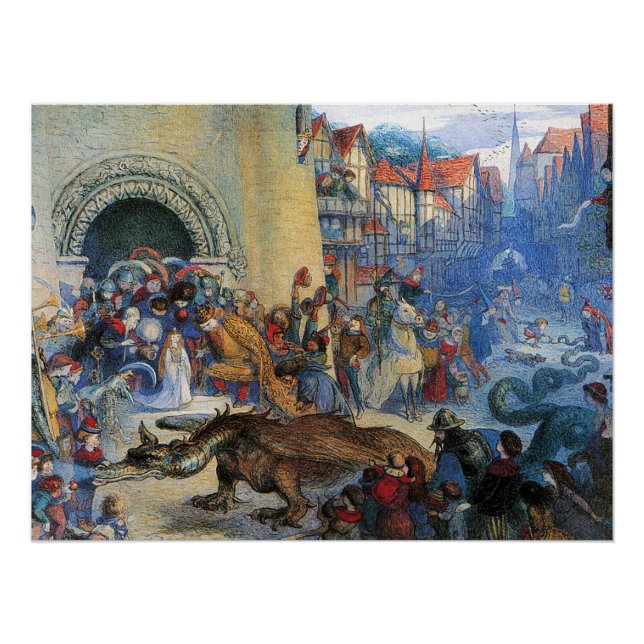 The Little Princess's Birthday Dragon Poster (Front)