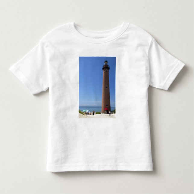 The Little Sable Point Light on Lake Michigan Toddler T-Shirt (Front)