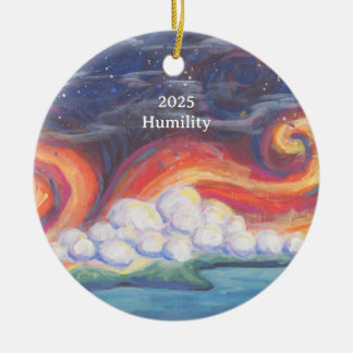 The Little Shot Humility Ceramic Ornament