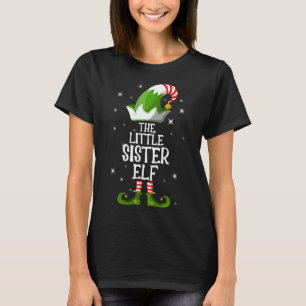 The Little Sister Elf Family Matching Group Christ T-Shirt