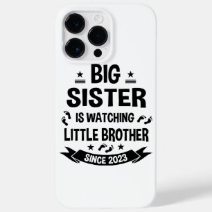 The little sister takes care of the big brother in Case-Mate iPhone 14 pro max case