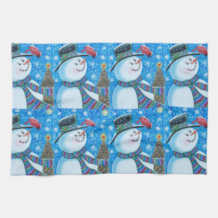 The Little Snowman Tea Towel