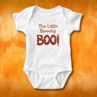 The Little Spooky Boo Halloween Baby Bodysuit