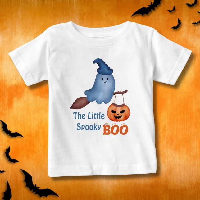 The Little Spooky Boo Halloween Family Matching Baby T-Shirt (Creator Uploaded)