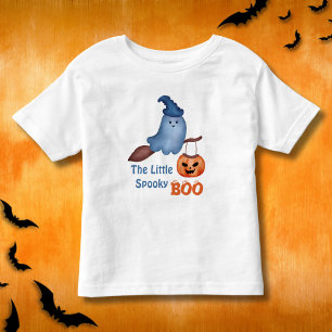 The Little Spooky Boo Halloween Family Matching  Toddler T-Shirt