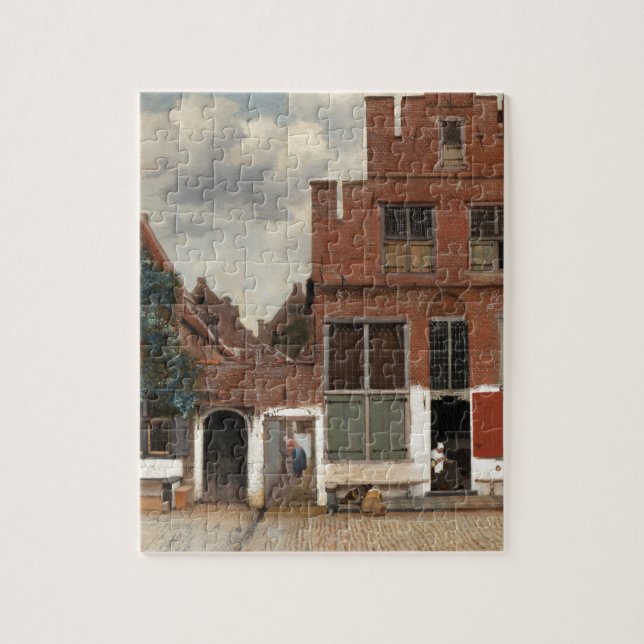 The Little Street by Johannes Vermeer Jigsaw Puzzle (Vertical)