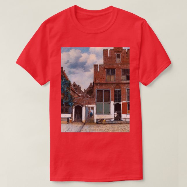 The Little Street Johannes Vermeer T-Shirt (Design Front)