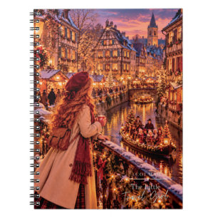 The Little Travel Girl Colmar Christmas Carols Notebook