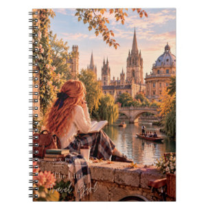 The Little Travel Girl Oxford Dreaming Spires Notebook