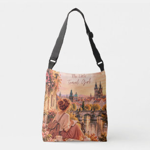 The Little Travel Girl Prague River Crossbody Bag