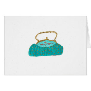 The little turquoise purse