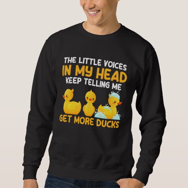 The Little Voices In My Head Keep Telling Me Get M Sweatshirt (Front)