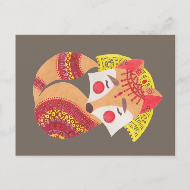 The Little Wolf Postcard (Front)