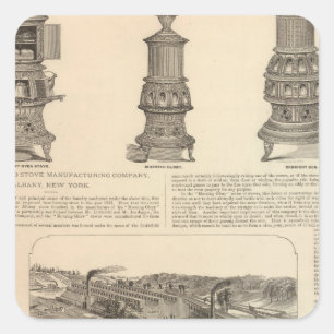 The Littlefield Stove Manufacturing Company Square Sticker