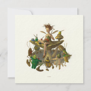 "The Littlest Artist" Flat Greeting Card