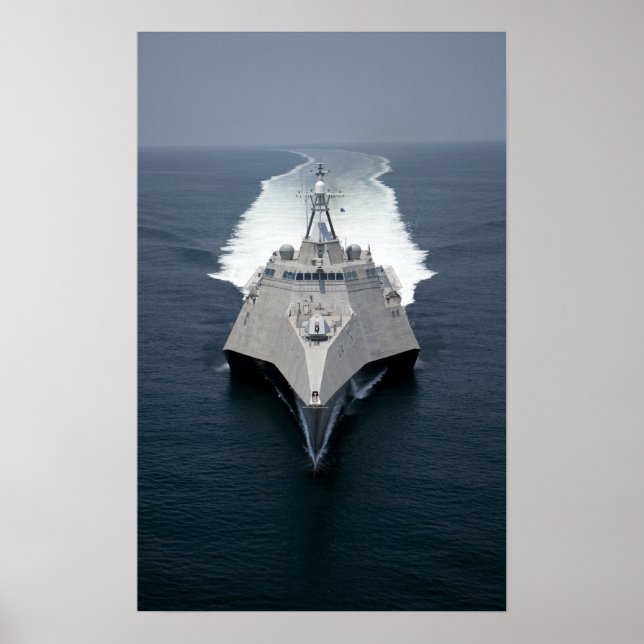 The littoral combat ship Independence Poster (Front)