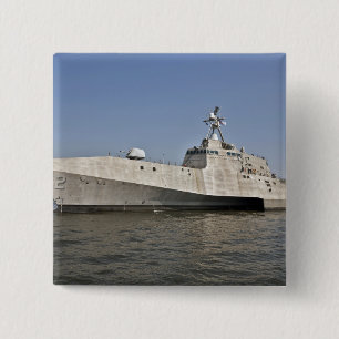 The littoral combat ship Independence underway 15 Cm Square Badge