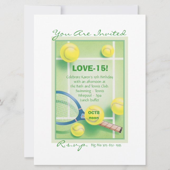 The Lively Set © Invitation (Front)