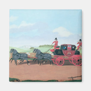 The Liverpool and London Royal Mail Coach, 1812 Magnet