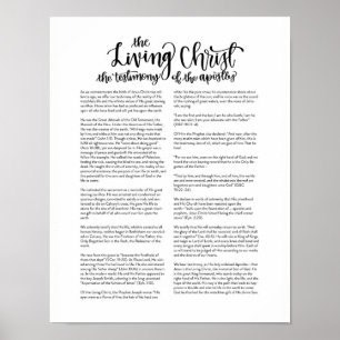 The Living Christ Poster