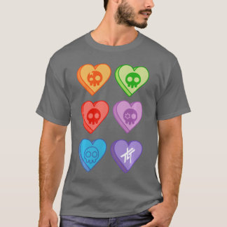 The Livingombstone Candy Hearts vintage T-Shirt