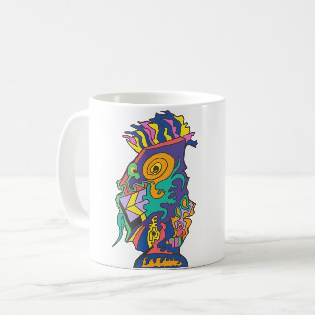 The Lizard Dilemma Coffee Mug (Front Left)