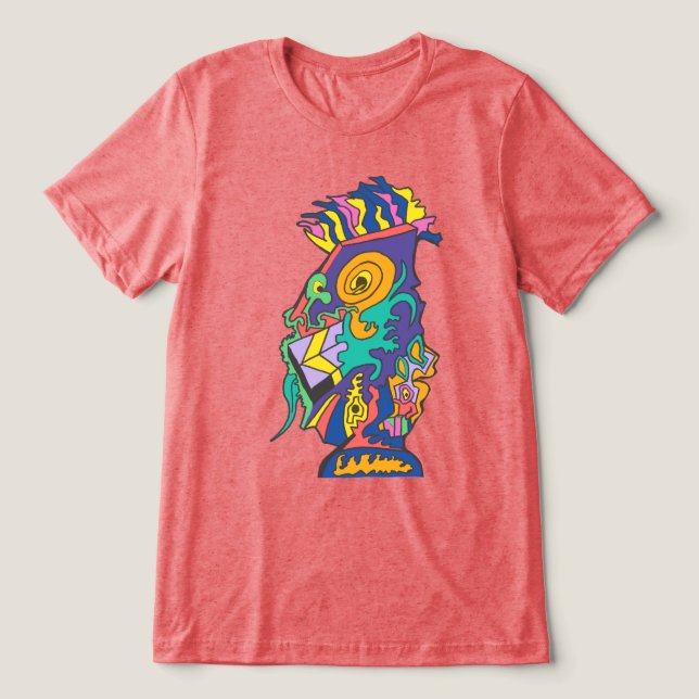 The Lizard Dilemma Tri-Blend Shirt (Design Front)
