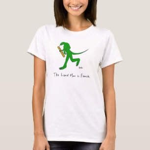 The Lizard Man is French. (Women) T-Shirt