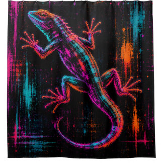 The Lizard Shower Curtain