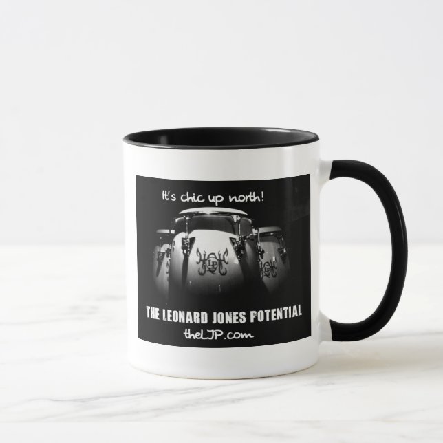 The LJP Logo Mug with Congas (Right)