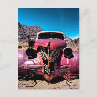 The Lobster Car a Vintage 1939 Chevy Postcard