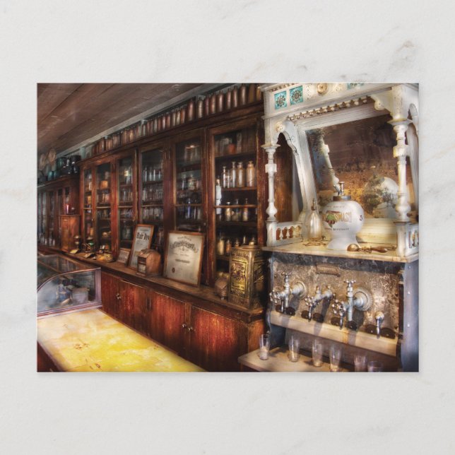 The Local Soda Fountain Postcard (Front)