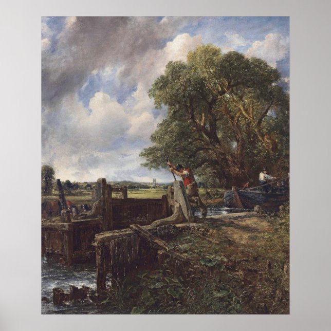 The Lock – John Constable Poster (Front)