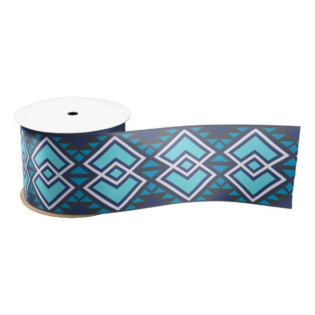 The Lodge (Aqua) Satin Ribbon (Spool)